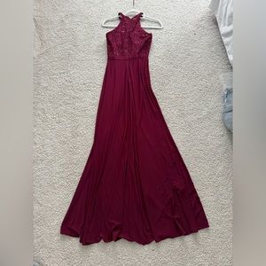 Maroon Dress